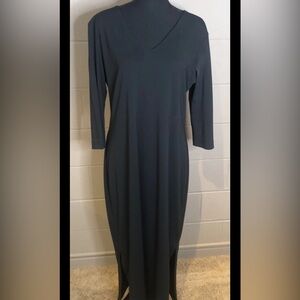 Modern elements long sleeve black dress size xl